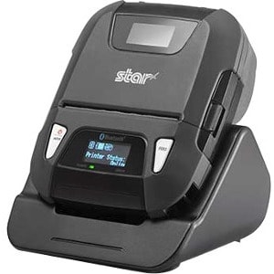Star Micronics Com fios Berço para Impressora de etiquetas/recibos - Capacidade de carregamento - Micro USB - Cinzento