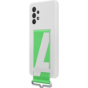 SAMSUNG SILICONE COVER WITH STRAP GALAXY A53 WHITE