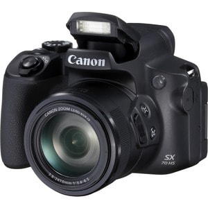 Canon PowerShot SX70 HS 20,3 Megapixel Bridge-Kamera - Schwarz - 1/2,3"-Sensor - Autofokus - 7,5 cm (3 Zoll) LCD-Anzeige -