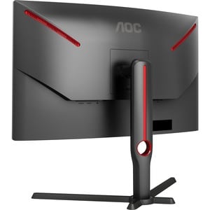 AOC CQ27G3S 27" (685.80 mm) Class WQHD Curved Screen Gaming LCD Monitor - 16:9 - Black, Red - 27" (685.80 mm) Viewable - V