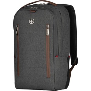 Wenger CityUpgrade Carrying Case (Backpack) for 16" Notebook - Alloy - Water Resistant - Polyester Body - Shoulder Strap, 