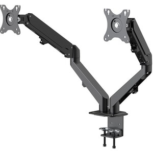 Neomounts DS70-700BL2 Mounting Arm for Monitor, Flat Panel Display - Black - Height Adjustable - 2 Display(s) Supported - 