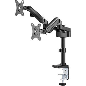 Neomounts DS70-750BL2 Mounting Arm for Monitor, Flat Panel Display - Black - Height Adjustable - 2 Display(s) Supported - 