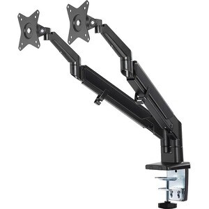 Neomounts DS70-810BL2 Mounting Arm for Monitor, Flat Panel Display - Black - Height Adjustable - 2 Display(s) Supported - 