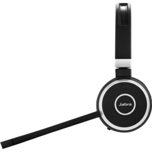 Jabra Evolve 65 Headset - Stereo - Mini USB - Wireless - Bluetooth - 98.4 ft - 20 Hz - 20 kHz - Over-the-head, On-ear - Bi