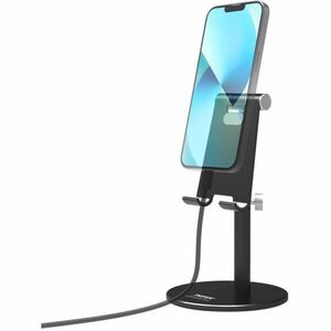 Support pour smartphone Réglable en hauteur Port - 8" (20,32 cm) - 10,20 cm (4,02") x Largeur 10,20 cm (4,02") x Profondeu