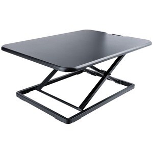 StarTech.com Standing Desk Converter for Laptop, Up to 8kg/17.6lb, Height Adjustable Laptop Riser, Table Top Sit Stand Des