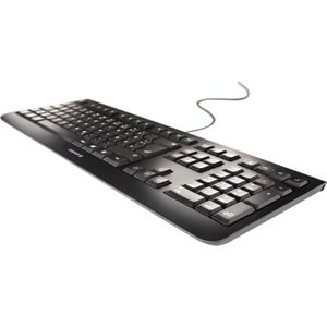 CHERRY KC 1000 Keyboard - Cable Connectivity - USB Interface - Italian - QWERTZ Layout - Black - 105 Key(s) - Calculator, 