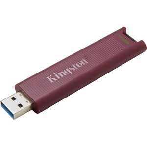 Kingston DataTraveler Max DTMAXA 512 GB USB 3.2 (Gen 2) Type A Flash Drive - Red - 1000 MB/s Read Speed - 900 MB/s Write S