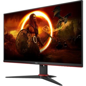 AOC AGON 24G2SPAE/BK 24" Class Full HD Monitor LCD para gaming - 16:9 - Preto, Vermelho - 60.5 cm (23.8") Viewable - Tecno