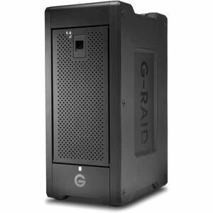SanDisk Professional G-RAID SHUTTLE 8 Storage System - 8 x HDD Supported - 160 TB Supported HDD Capacity - 8 x HDD Install
