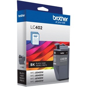 Brother LC402BKS Original Inkjet Ink Cartridge - Black Pack - 550 Pages