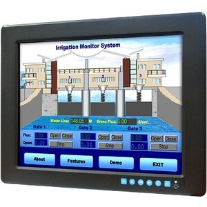 Advantech FPM-3121G 12" Class Monitor LCD tátil - 11 ms - 30.7 cm (12.1") Viewable - Resistivo de 5 fios - 1024 x 768 - SV