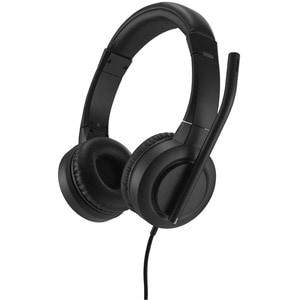 Kensington H1000 Wired On-ear, Over-the-head Stereo Headset - Black - Binaural - Ear-cup - 32 Ohm - 20 Hz to 20 kHz - 182.