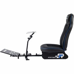 FR-TEC Simulation Cockpit - Carbon Alloy Metal, Synthetic Leather, Mesh, Fabric - Black