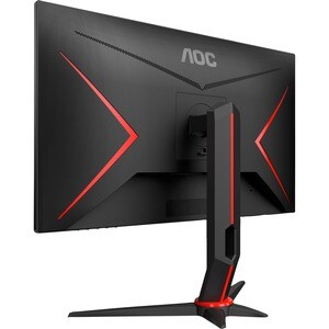 AOC 24G2ZU 24" Class Full HD Gaming LCD Monitor - 16:9 - Black Red - 60.5 cm (23.8") Viewable - Twisted nematic (TN) - WLE