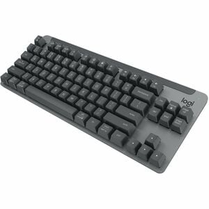 Logitech Signature K855 键盘 - 无线 连接 - USB 接口 - 灰 - Bluetooth/RF - 5.1 - 10 m - 2.40 GHz - macOS 10.15, Windows 10, Windows 