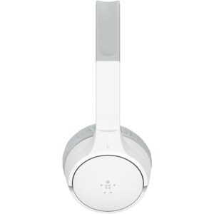 Belkin SOUNDFORM Mini Wired/Wireless On-ear, Over-the-head, Over-the-ear Stereo Headset - White - Binaural - Ear-cup - 914