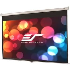Elite Screens Manual Series - 100-INCH 16:9, Pull Down Manual Projector Screen with AUTO LOCK, Movie Home Theater 8K / 4K 