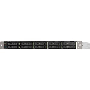 Système de stockage SAN/NAS QNAP TS-H1090FU-7232P-64G - 10 x Total de compartiments - 5 Go Flash Memory Capacity - AMD EPY