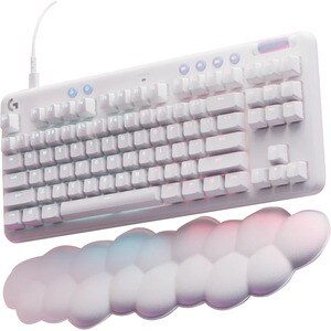 Logitech G G713 游戏键盘 - 电缆 连接 - USB 接口 - RGB LED - 英文 - 白 - 机械 按键开关 - 87 Key(s) - 亮度, 音量控制, 媒体中心 热键 - PC, Mac