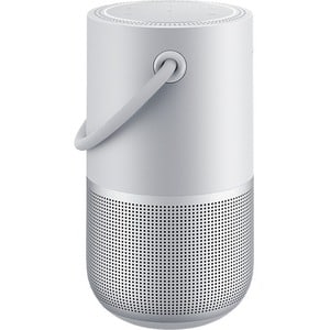 Bose Portable Bluetooth Smart Speaker - Google Assistant, Alexa Supported - Silver - 360° Circle Sound - Wireless LAN - Ba
