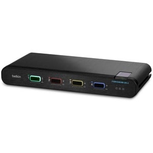 Belkin Secure F1DN104KVM-UN-4 KVM-Switchbox - TAA-konform - 4 Computer - 1 Lokaler Benutzer(n) - 3840 x 2160 - 4 x PS/2-Po