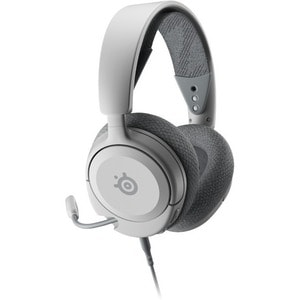 SteelSeries Arctis Nova 1P Wired On-ear Stereo Gaming Headset - White - Binaural - Ear-cup - 36 Ohm - 20 Hz to 22 kHz - 12