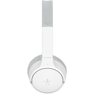 Belkin SOUNDFORM Mini Kabel/Kabellos Auf den Ohren, Kopfbügel, Über das Ohr Stereo Headset - Weiß - Binaural - Geschlossen