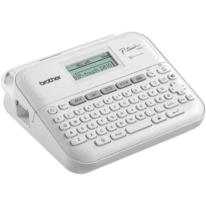 Brother P-touch PTD410 Electronic Label Maker - Thermal Transfer - 20 mm/s Mono - 15 Fonts - 7, 15, 13 Font Size - 180 dpi