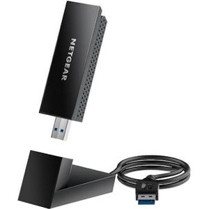 Netgear Nighthawk A8000 IEEE 802.11ax Tri Band Wi-Fi Adapter for Computer, Notebook - USB 3.0 Type A - 2.93 Gbit/s - 2.40 