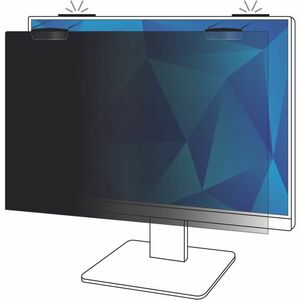 Filtre de confidentialité pour écran 3M Anti-éblouissement Noir - 1 Unité - Pour 68,6 cm (27") Écran large LCD Moniteur - 