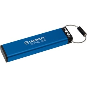 IronKey Keypad 200 IKKP200 128 GB USB 3.2 (Gen 1) Type A Flash Drive - XTS-AES - 145 MB/s Read Speed - 115 MB/s Write Speed