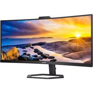 Philips 34E1C5600HE 34" Class Webcam WQHD Ecrã curvo Monitor LCD - 21:9 - 86.4 cm (34") Viewable - Alinhamento vertical (V