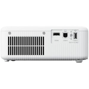 Epson CO-W01 3LCD Projector - 16:10 - Ceiling Mountable, Desktop - White - 1280 x 800 - Front, Ceiling - 6000 Hour Normal 