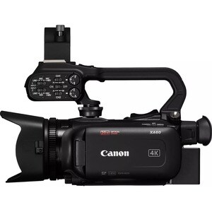 Canon XA60 Professional Digital Camcorder - 8.9 cm (3.5") LCD Touchscreen - 1/2.3" CMOS - 4K - 21.1 Megapixel Video - MP4,