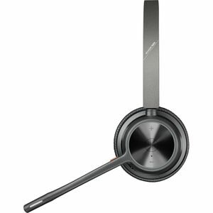 Poly Voyager 4300 UC 4320 Wired/Wireless Over-the-head, On-ear Stereo Headset - Black - Microsoft Teams Certification - Si