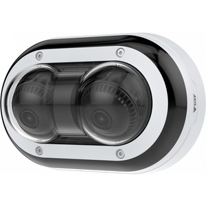 AXIS Panoramic P4705-PLVE 2 Megapixel Outdoor Full HD Network Camera - Color - White, Black - 49.21 ft Infrared Night Visi