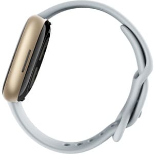 Fitbit Sense 2 FB521 Smart Watch - Mist Blue, Pale Gold Body Color - Pulse Oximeter Sensor, Heart Rate Monitor - Sleep Mon