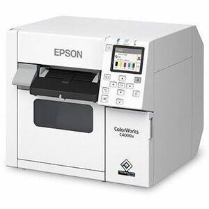 Epson ColorWorks CW-C4000 Desktop Inkjet Printer - Color - Label Print - Gigabit Ethernet - USB - USB Host - With Cutter -