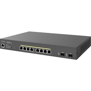 EnGenius ECS2510FP Ethernet Switch - 8 Ports - Manageable - 2.5 Gigabit Ethernet, 10 Gigabit Ethernet - 2.5GBase-T, 10GBas