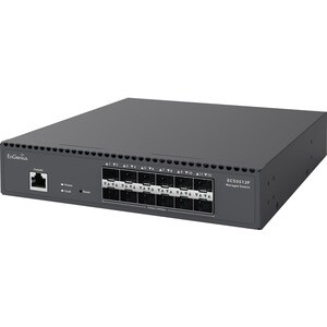 EnGenius Cloud Managed 12-Port 10 Gigabit SFP+ Half-Rack Aggregate Fiber Switch - Manageable - 10 Gigabit Ethernet - 10GBa