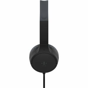 Belkin SOUNDFORM Mini Wired Over-the-head Stereo Headset - Black - Binaural - Circumaural - 121.9 cm Cable - Mini-phone (3