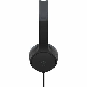 Belkin SOUNDFORM Mini Kabel Kopfbügel Stereo Headset - Schwarz - Binaural - Ohrumschließend - 121,9 cm Kabel - Host-Schnit