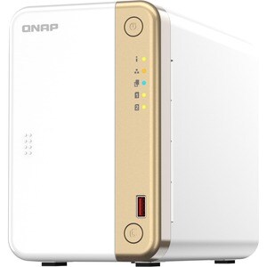 Sistema di memorizzazione SAN/NAS QNAP Turbo NAS TS-262-4G - 2 x Vani totali - 4 GB Capacità memoria Flash - Intel Celeron