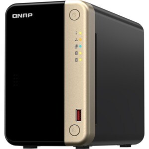 Sistema di memorizzazione SAN/NAS QNAP Turbo NAS TS-264-8G - 2 x Vani totali - 4 GB Capacità memoria Flash Celeron Quad co