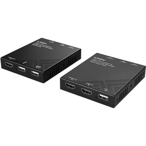 LINDY KVM-Extender - Kabel - 1 Computer - 2 Lokaler Benutzer(n) - 120 m Reichweite - Full HD - 1920 x 1080 Maximale Videoa