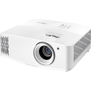 Optoma UHD35x 3D DLP Projector - 16:9 - White - High Dynamic Range (HDR) - Front - 2160p - 4000 Hour Normal Mode - 10000 H