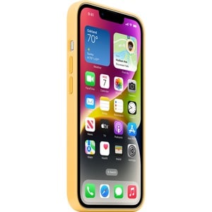 Apple Case for Apple iPhone 14 Smartphone - Sunglow - Silky, Soft-touch - Scratch Resistant, Drop Resistant - Silicone, Mi