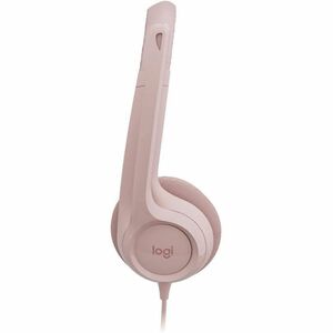 Logitech ClearChat H390 Wired Over-the-head Stereo Headset - Rose - Binaural - Ear-cup - 3000 cm - Bluetooth - 20 Hz to 20